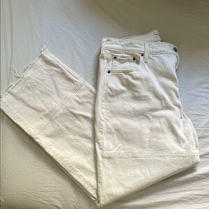 A&F Curve Love Low Rise Baggy Jean